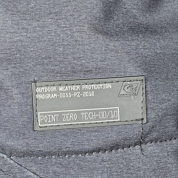Point Zero Men's Dark Grey Soft Shell PZONM Series Jacket Size XL - Picture 11 of 16